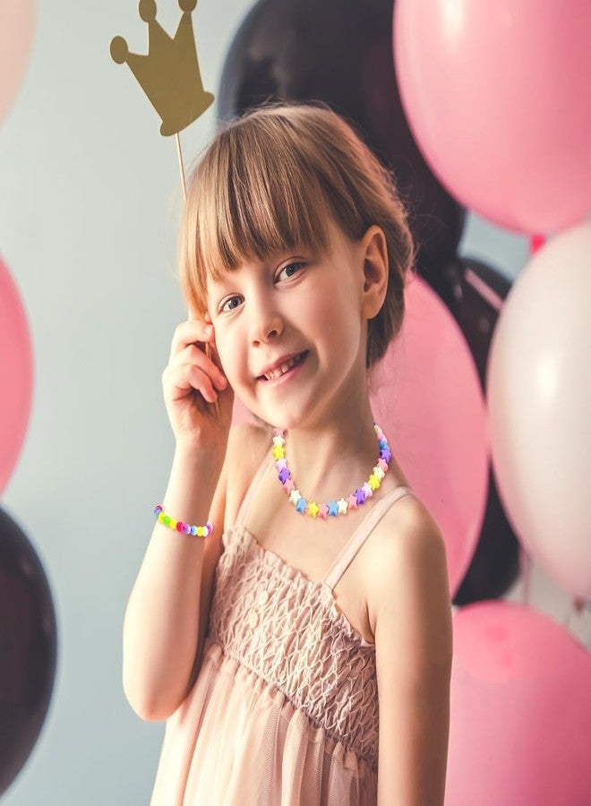 Beadsz مجموعة صنع الأساور من Beadsz، خرز بلاستيكي للأطفال، أدوات حرفية لصنع المجوهرات، قلائد، ربطات شعر، وخواتم، هدية مثالية لأعياد ميلاد الفتيات الصغيرات من عمر 4 إلى 7 سنوات، متعددة الألوان - Image 5